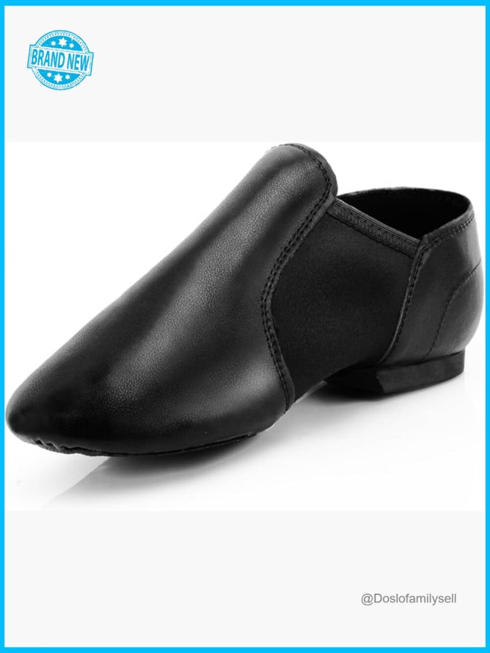Leather Split Sole Jazz Dance Shoes Elegant Minimal Performance Athletic